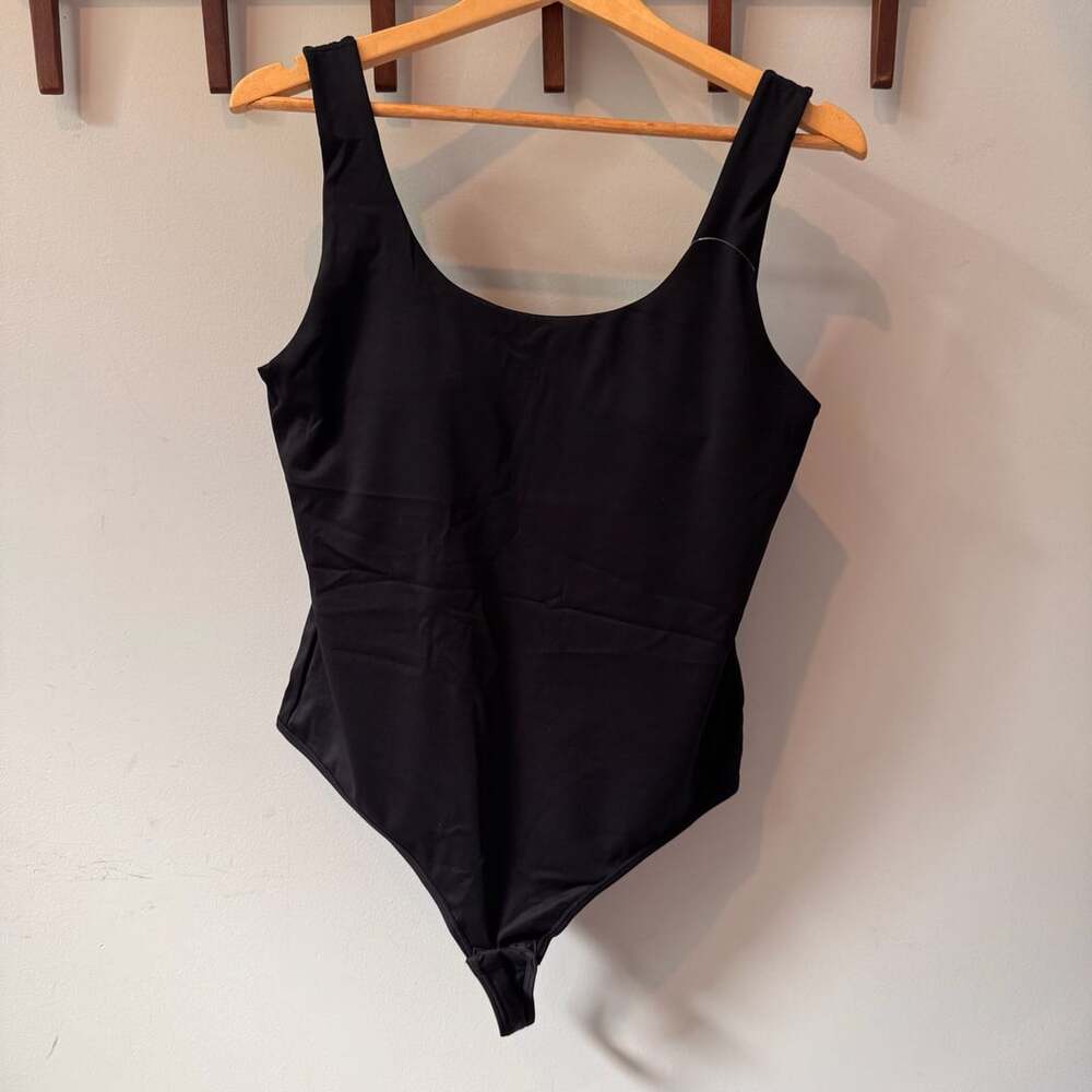Popilush Shaper Bodysuit Size XXL Black Scoop Neck